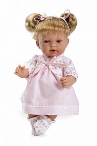 Мягкая кукла Elegance в розовом платье, со звуковыми эффектами, 28 см (Arias, Т11065)