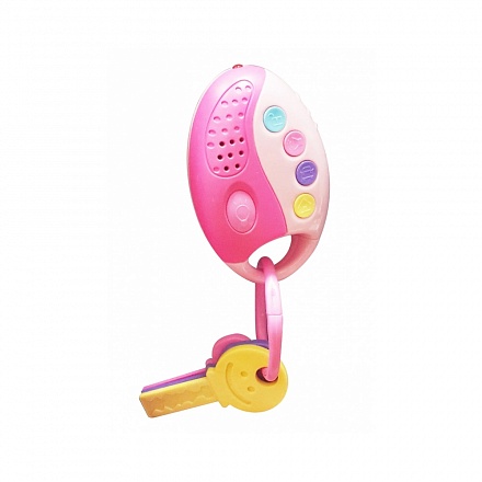 Интерактивная игрушка - Автоключики для девочки, свет и звук 