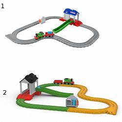 Железная дорога Thomas and friends - Перси в спасательном центре (Fisher-Price, FBC57sim) - миниатюра