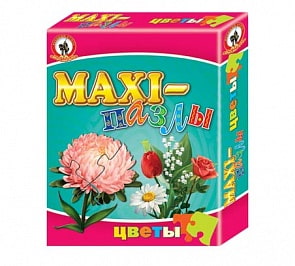 Пазлы-maxi – Цветы, 5 в 1 (Русский стиль, 03534)