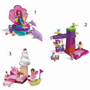 Конструктор Barbie – Сказочные игровые наборы, 40 деталей (Mega Bloks, DPK97)