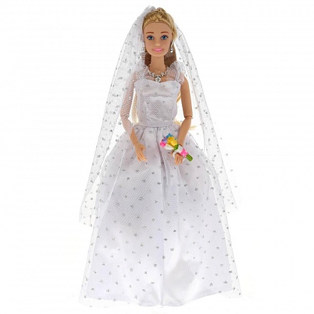 Кукла София в свадебном платье с аксессуарами, 29 см 