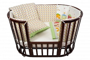 Комплект для кроватки Nuovita - Case, 6 предметов, зеленый (Nuovita, 6080/3_40_257)