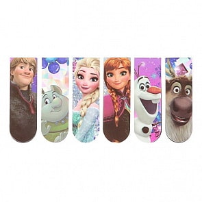 Закладки магнитые пластиковые из серии Холодное сердце 6 шт, несколько видов (Centrum, 85194) (ассортимент)