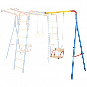 Стойка-качели дополнительная Юный Атлет синий-желтый-красный (Юный Атлет, 2500000056611)