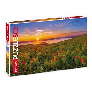 Пазлы 500 элементов – Очарование заката (Hatber, 500ПЗ2-18627)