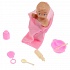 Кукла – София беременная, ребенок, стульчик и аксессуары  - миниатюра №2