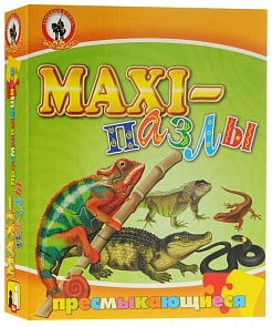 Пазлы-maxi - Пресмыкающиеся (Русский стиль, 03529-пц)