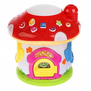 Развивающий домик-проектор, 12 колыбельных и потешек, сказка (Умка, B1342004-R)