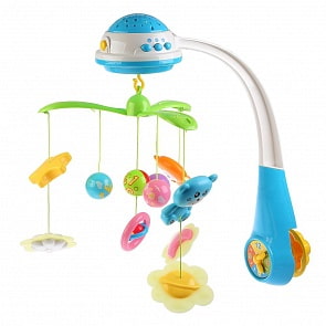 Музыкальный мобиль с погремушками на подвеске (B1669757)