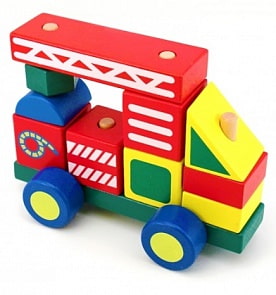 Конструктор - автомобиль 2 (Мир Деревянных игрушек, Д060)