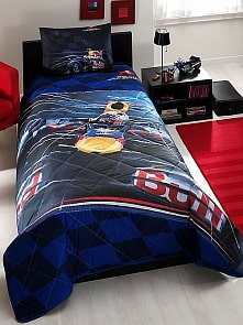 Покрывало детское + наволочка Redbull Racing, 3-12 лет (Tac, 3077-60039929)