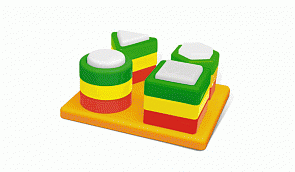 Чудо-пирамидка логическая «Цветики» (Stellar, 01328)