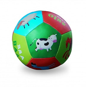 Мягкий мяч – Ферма, 10 см (Crocodile Creek, 2300-4)