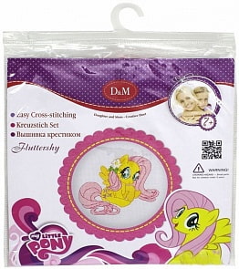 Набор для вышивания крестиком - My Little Pony - Флаттершай (Docha&Mama, 57928) Набор для вышивания крестиком - My Little Pony - Флаттершай (Docha&Mama, 57928)