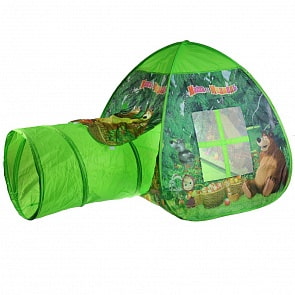 Игровая палатка с тоннелем – Маша и медведь (Играем Вместе, GFA-TONMB01-R)