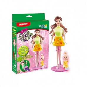Набор для создания наряда для куклы Сюзанна с пластилином (Paulinda, 081468-1)
