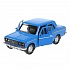 Модель легкового автомобиля - Ваз 2106 Жигули, инерционная, открываются двери, 12 см, синяя  - миниатюра №4