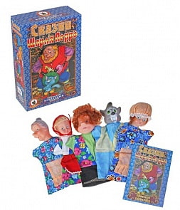 Домашний кукольный театр Красная шапочка, с 5 персонажами (Русский Стиль, 11065н)