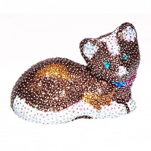 Мозаика из пайеток 3D Кошка (Волшебная мастерская, 3D-01)