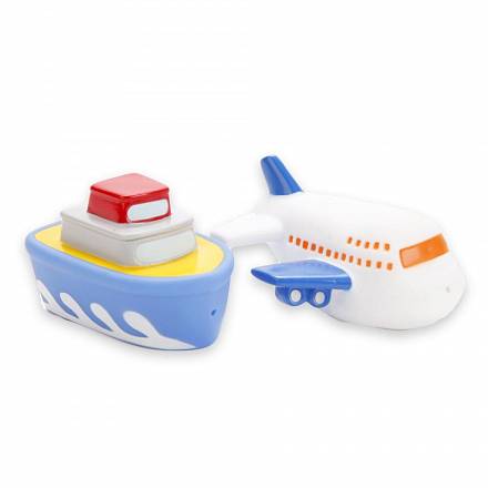 Игрушки для ванной – Корабль, самолет 