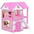Домик для кукол - Коттедж Светлана, бело-розовый, с мебелью  - миниатюра №6