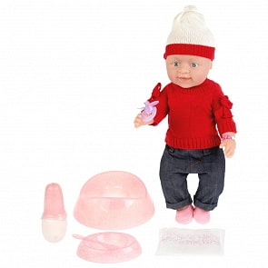 Интерактивный пупс, пьет и писает, с аксессуарами, 43 см (B1725248)