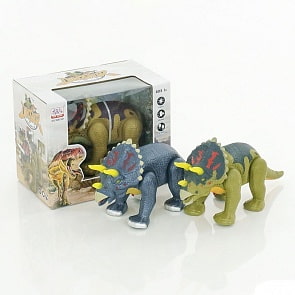 Динозавр - Трицератопс, световые и звуковые эффекты, 3 цвета (Junfa Toys, WS5301) (ассортимент)