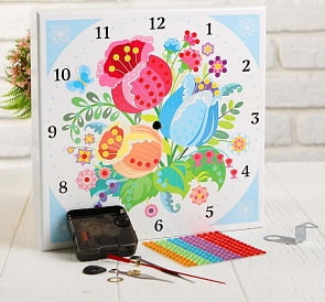 Набор для творчества - Часы своими руками. Вальс цветов (Десятое королевство, 01985ДК)