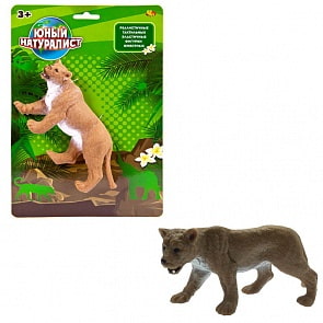 Юный натуралист. Животные - Львица, термопластичная резина (ABtoys,  PT-01169)