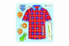 Игра развивающая - Иглоборд, рубашка (Тимбергрупп, IG0327) Игра развивающая - Иглоборд, рубашка (Тимбергрупп, IG0327)