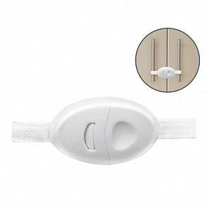 Замок для шкафчиков с ручками на тесьме, безопасный пластик (Lubby, 13571/288/12)