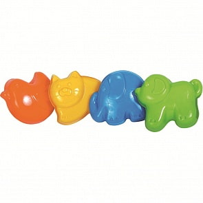 Набор формочек - Животные, 4 штуки (Gowi, 558-57k)