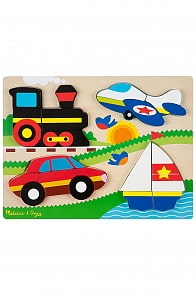Мои первые пазлы - транспорт (Melissa&Doug, 1893_md)