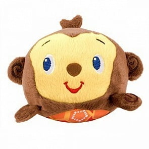 Погремушка "Плюшевый хохотунчик" Обезьянка (Bright Starts, 52098-3st) 