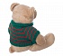 Мягкая игрушка – Медведь в свитере, бежевый, 12 см  - миниатюра №1