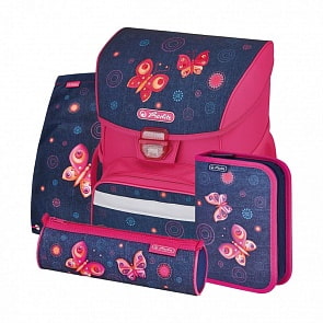 Ранец Loop Plus - Butterfly Dreams, с наполнением (Herlitz, 50007998)