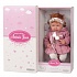 Кукла-малышка  Саманта в розовом 40 см мягконабивная  - миниатюра №3