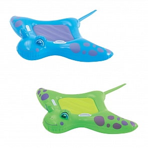 Надувная игрушка-наездник – Скат, с ручками, 150 х 114 см (Bestway, 41084) (ассортимент)