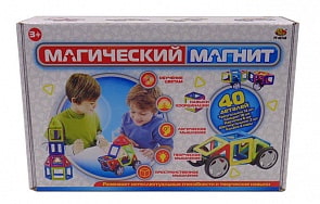 Конструктор - Магический магнит, 40 предметов (ABtoys, PT-00748)