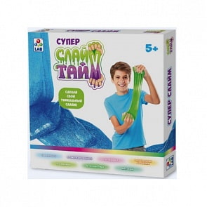 Слайм тайм Супер набор - Сделай слайм (1toy, Т12032)