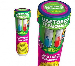 Набор для экспериментов Master IQ - Опыты из пробирки - Цветовой термометр (Каррас, 320б)