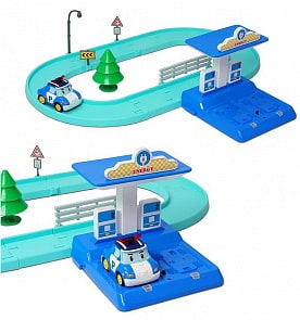 Игровой набор - Трек с умной машинкой Поли (Silverlit, 83270)