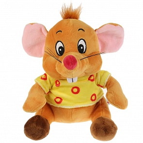 Игрушка мягкая - Мышка в сырной рубашке, 16 см  (Мульти-пульти, 20500TNS)