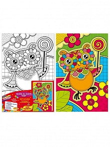 Роспись по холсту - Сова, 20 х 30 см (Росмэн, 33246ros)