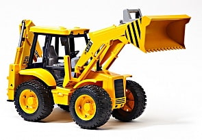 Экскаватор – погрузчик колёсный Bruder JCB 4CX (Bruder, 02-428) 