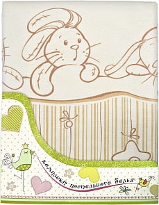 Комплект постельного белья Зая-Зай, желтый (Золотой Гусь, 2133)