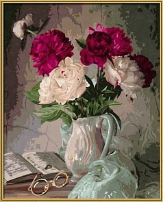 Пионы в вазе, 40х50 см (Schipper, 9130558)