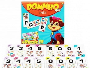 Набор – Домино + Пазлы (Рыжий кот, ИН-6758)