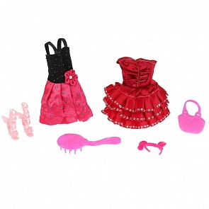 Коктейльные платья для кукол с аксессуарами (B1507115) (ассортимент)